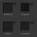 Decorative Tiles With Various Patterns Including Amsterdam And Baldonnel Designs