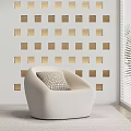 Modern single sofa 3d model