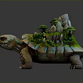 Turtle Back Landscape With Mini Mountains Trees Lake And Greenery