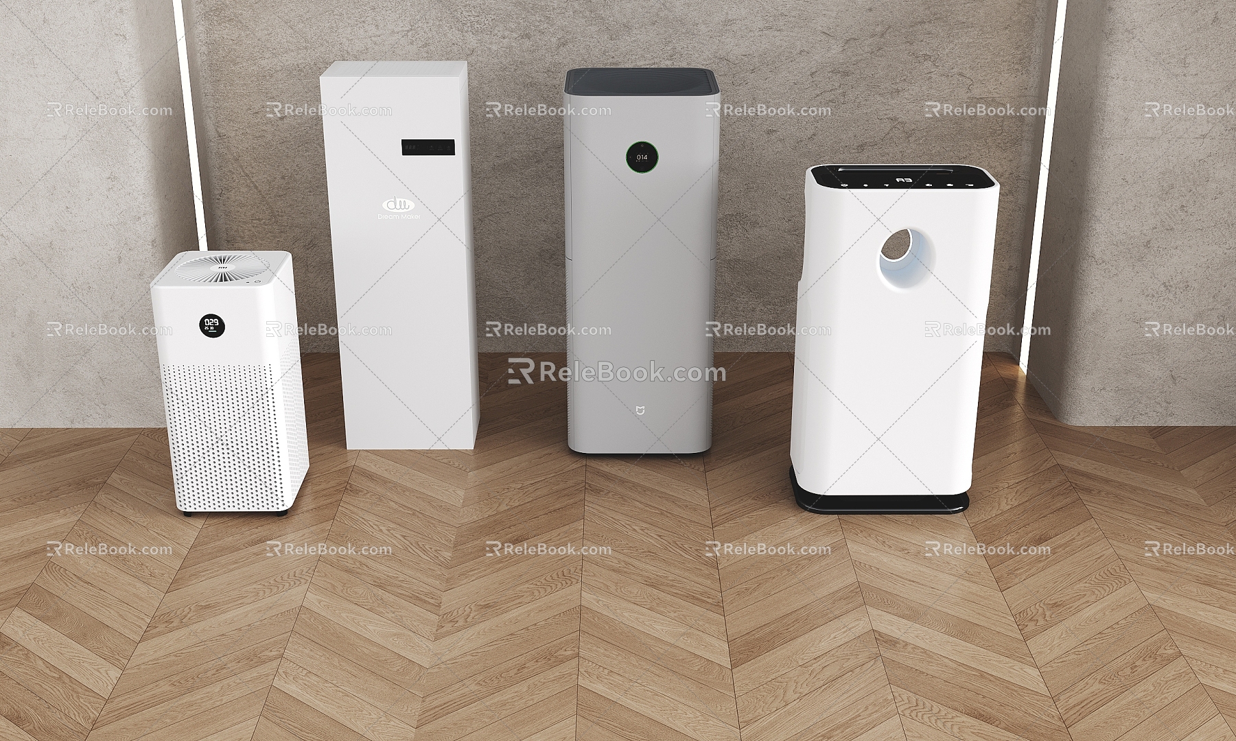 modern air purifier dehumidifier humidifier model