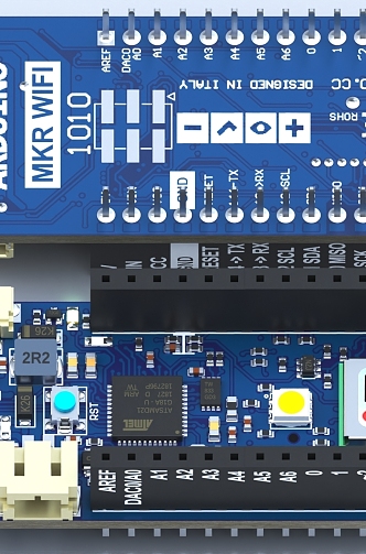 Circuit board electronic components PCB board motherboard technology industrial chip circuit board 3d model