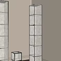 Modern DuPont Paper Floor Lamp Table Lamp 3d model