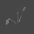 Weapons Old Farming Pack 3d model