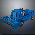 New Holland Blue Agricultural Combine Harvester For Farm Harvesting Operations