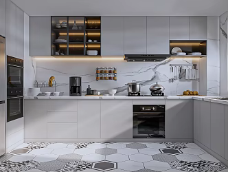 Modern Kitchen 3d model