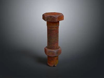 Screw Nut Pan Head Screw Round Head Screw Cylindrical Head Screw Countersunk Head Screw Flat Head Screw 3d model