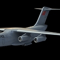 Transport 20 Transport Aircraft Transport 20 Tail Cabin Y20 Cabin Y20 Domestic Transport Aircraft Kunpeng Transport Aircraft Military Large Aircraft 3d model