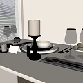 Tableware suit 3d model
