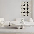 Modern Multiplayer Sofa Combination 3d model