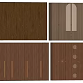 Stylish Modern Wooden Wardrobe Design With Glass Doors Drawers And Handles