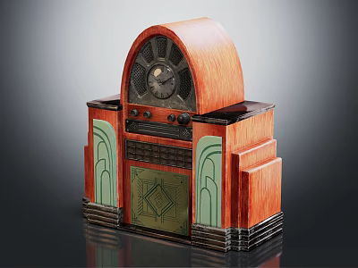 Vintage clock 3d model
