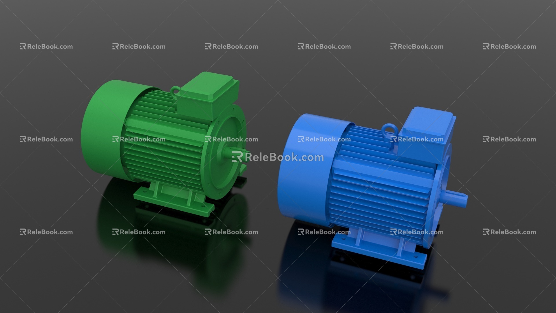 Motor Electromechanical Industrial Equipment 3d model