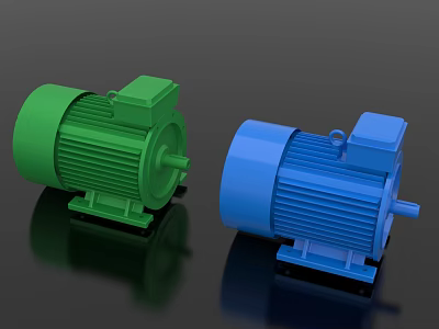 Motor Electromechanical Industrial Equipment 3d model