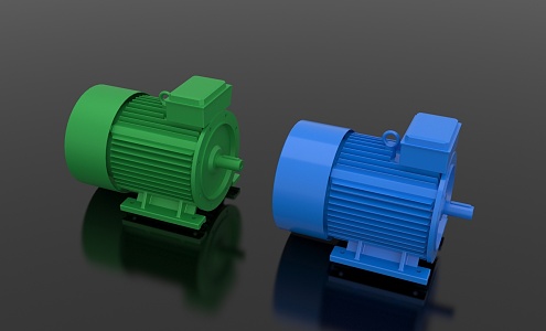 Motor Electromechanical Industrial Equipment 3d model