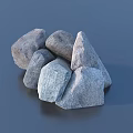 Stone Courtyard Sketch 3d model
