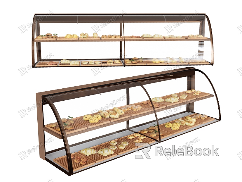 Food Bread Cake Cake Cabinet model