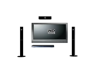 Modern living room LCD TV stereo combination 3d model