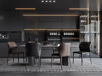 Modern Restaurant 3d model