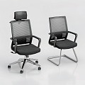 Modern Office Chair Mesh Chair Boss Chair Swivel Chair Armchair Staff Chair Staff Chair Lunch Break Chair Arch Chair 3d model