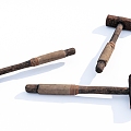 Modern Hammer Rusty Hammer 3d model