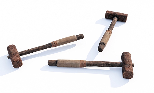 Modern Hammer Rusty Hammer 3d model