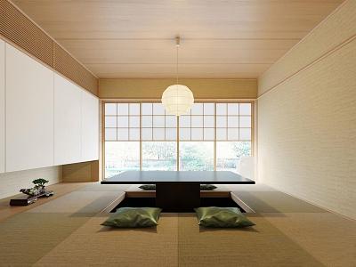 Tatami Bedroom 3d model