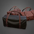 Stylish Leather Handbags In Different Colors With Durable Handles And Metal Buckles