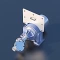 Hardware Valves Industrial Components 3d model