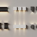 Modern Wall Lamps With Various Designs And Black White Finishes For Interior Lighting