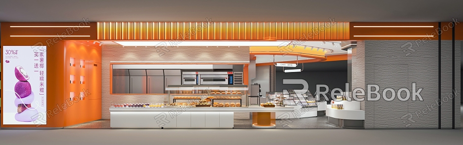 Modern Bakery Dessert Bakery model