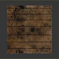 Vintage Wooden Box With Black Metal Corners And Rustic Texture For Home Use