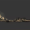 Natural Stone Landscape With Sculpted Rock Formation And Detailed Surface Texture