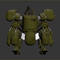 Mech Warrior Mech Soldier Machine Battlearm Mechanical Battlearm Machine Fighter Robot 3d model