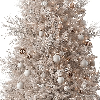 Modern Christmas Tree 3d model