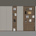 Simple bookcase 3d model