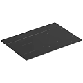 Black Kitchen Countertop Panel with Mounting Holes for Modern Kitchen Use