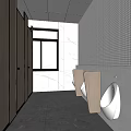 Simple toilet Modern toilet 3d model
