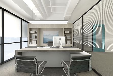 Modern Office Director's Office 3d model