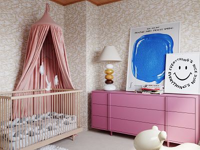 Nordic Children's Room 3d model