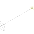 Modern Outdoor Wall Light With Grid Design Illuminating White Wall And Grass Area