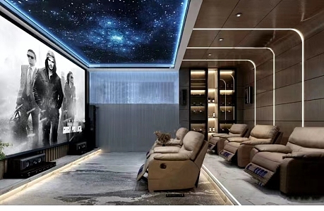 Modern AV Room Home AV Room Audiovisual Room Audiovisual Room Cinema Audiovisual Room 3d model