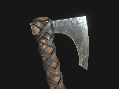 Weapon Viking Tomahawk model