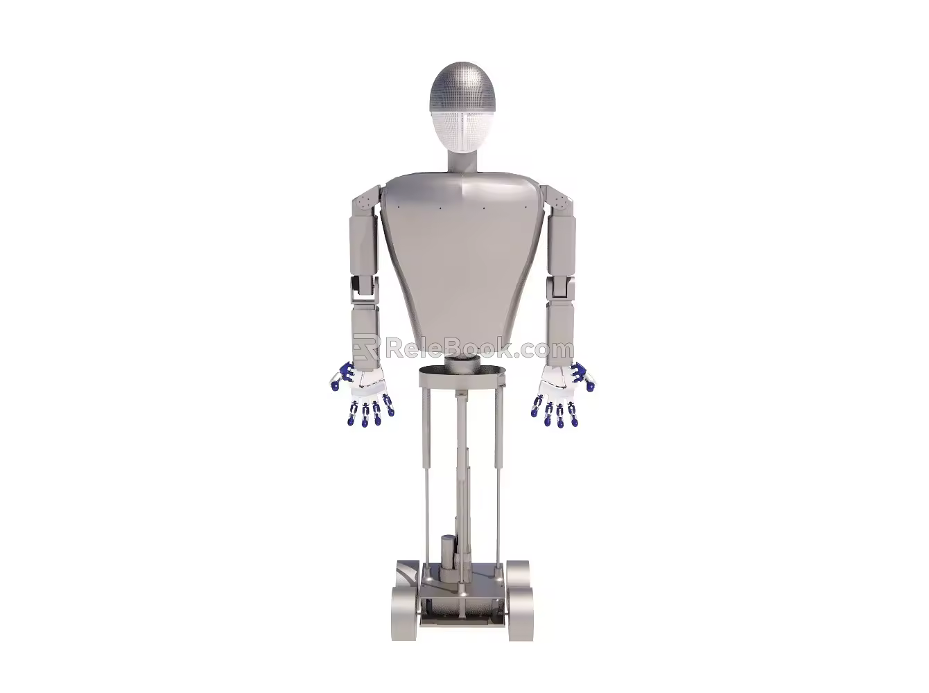 Humanoid Fencing Fighting Robot 3d model