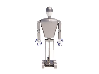 Humanoid Fencing Fighting Robot 3d model