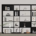 Modern Bookshelf 3d model