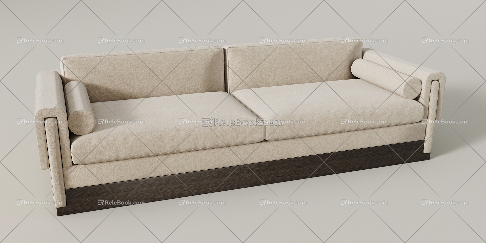 New Chinese-style Multi-person Sofa 3d model