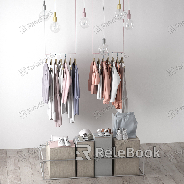 Modern clothes hanger model