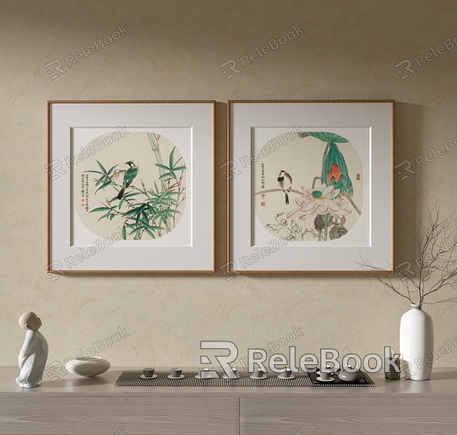 New Chinese Decorative Painting model