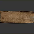 Ancient Brown Leather Bound Book With Metal Clasp And Classic Design