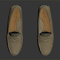 Modern Shoes Lazy Shoes Loafers Flats 3d model